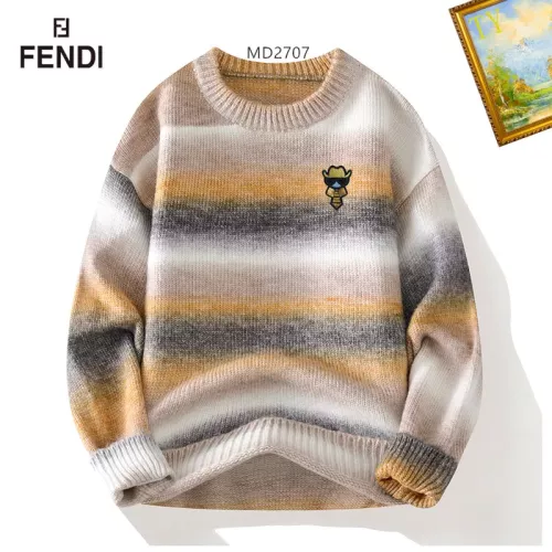 Fendi Sweaters Long Sleeved For Men #1272449 $48.00 USD, Wholesale Replica Fendi Sweaters