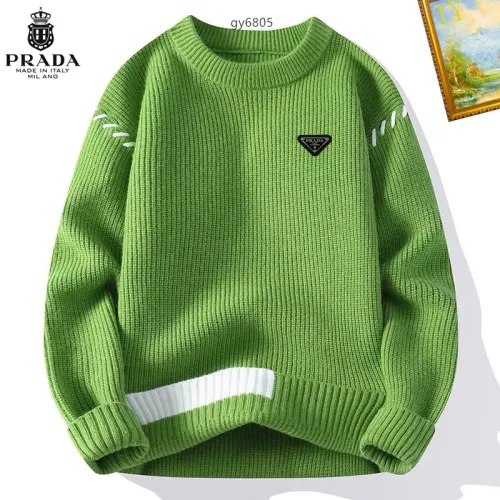 Prada Sweater Long Sleeved For Men #1272454 $48.00 USD, Wholesale Replica Prada Sweater