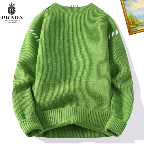 Replica Prada Sweater Long Sleeved For Men #1272454 $48.00 USD for Wholesale