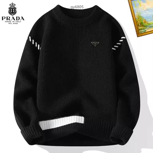 Prada Sweater Long Sleeved For Men #1272456 $48.00 USD, Wholesale Replica Prada Sweater