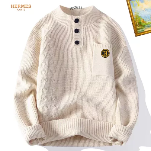 Hermes Sweaters Long Sleeved For Men #1272460 $48.00 USD, Wholesale Replica Hermes Sweaters