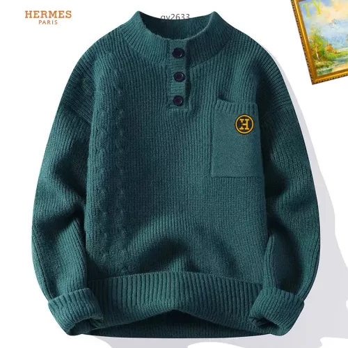 Hermes Sweaters Long Sleeved For Men #1272463 $48.00 USD, Wholesale Replica Hermes Sweaters