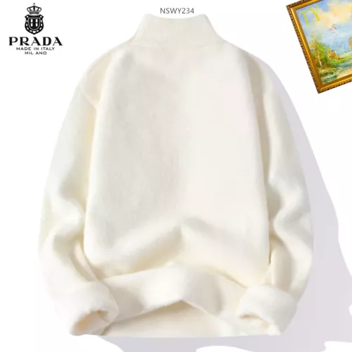 Replica Prada Sweater Long Sleeved For Men #1272492 $48.00 USD for Wholesale