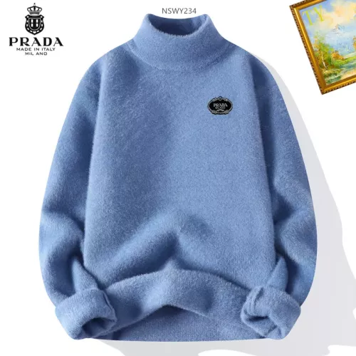 Prada Sweater Long Sleeved For Men #1272494 $48.00 USD, Wholesale Replica Prada Sweater