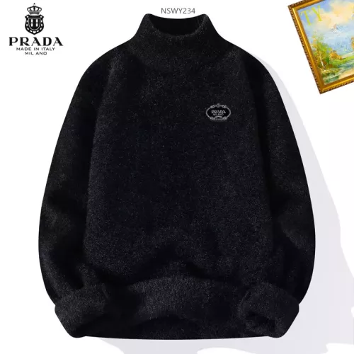 Prada Sweater Long Sleeved For Men #1272496 $48.00 USD, Wholesale Replica Prada Sweater