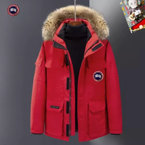 Canada Goose Down Feather Coat Long Sleeved For Men #1272498 $82.00 USD, Wholesale Replica Canada Goose Down Feather Coat