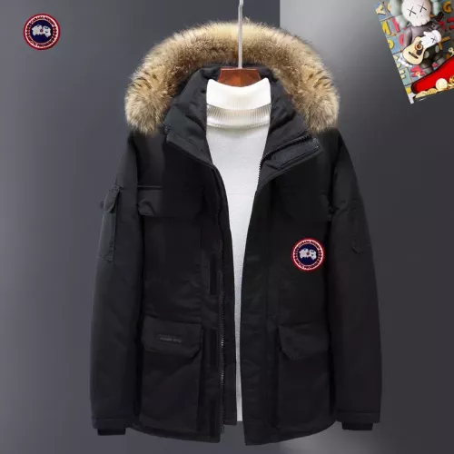 Canada Goose Down Feather Coat Long Sleeved For Men #1272501 $82.00 USD, Wholesale Replica Canada Goose Down Feather Coat