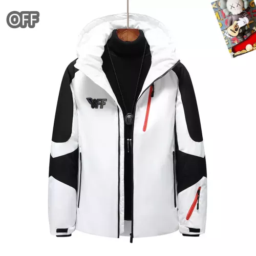 Off-White Down Feather Coat Long Sleeved For Men #1272509 $82.00 USD, Wholesale Replica Off-White Down Feather Coat