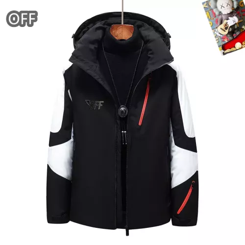 Off-White Down Feather Coat Long Sleeved For Men #1272510 $82.00 USD, Wholesale Replica Off-White Down Feather Coat