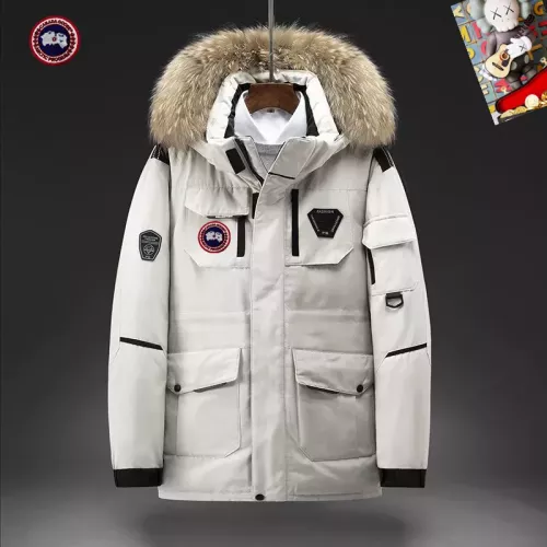 Canada Goose Down Feather Coat Long Sleeved For Men #1272511 $82.00 USD, Wholesale Replica Canada Goose Down Feather Coat