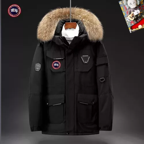 Canada Goose Down Feather Coat Long Sleeved For Men #1272513 $82.00 USD, Wholesale Replica Canada Goose Down Feather Coat