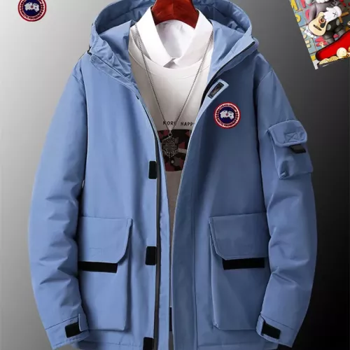 Canada Goose Down Feather Coat Long Sleeved For Men #1272521 $82.00 USD, Wholesale Replica Canada Goose Down Feather Coat