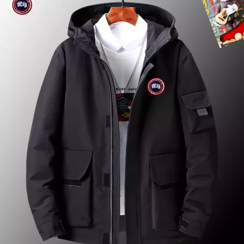 Canada Goose Down Feather Coat Long Sleeved For Men #1272522 $82.00 USD, Wholesale Replica Canada Goose Down Feather Coat