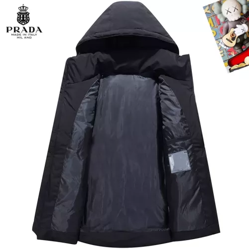 Replica Prada Down Feather Coat Long Sleeved For Men #1272532 $82.00 USD for Wholesale