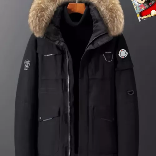 Moncler Down Feather Coat Long Sleeved For Men #1272543 $82.00 USD, Wholesale Replica Moncler Down Feather Coat