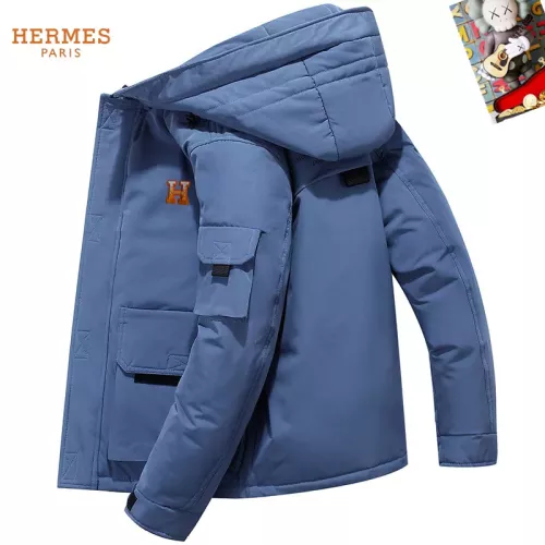 Hermes Down Feather Coat Long Sleeved For Men #1272571 $82.00 USD, Wholesale Replica Hermes Down Feather Coat