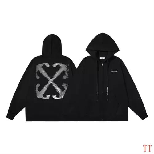 Off-White Hoodies Long Sleeved For Unisex #1272735 $60.00 USD, Wholesale Replica Off-White Hoodies