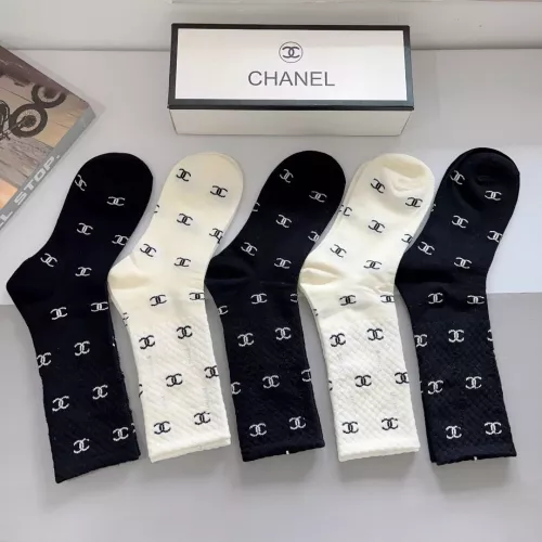 Replica Chanel Socks #1272771 $29.00 USD for Wholesale