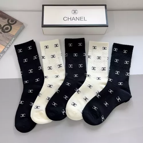 Replica Chanel Socks #1272771 $29.00 USD for Wholesale