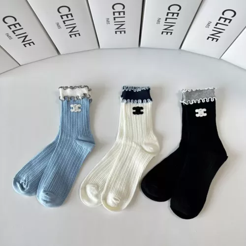 Celine Socks For Women #1272774 $32.00 USD, Wholesale Replica Celine Socks