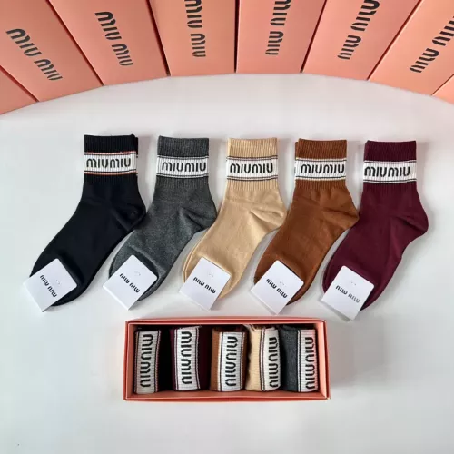 MIU MIU Socks #1272775 $27.00 USD, Wholesale Replica MIU MIU Socks