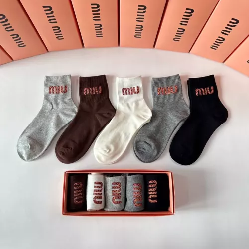 MIU MIU Socks #1272776 $27.00 USD, Wholesale Replica MIU MIU Socks