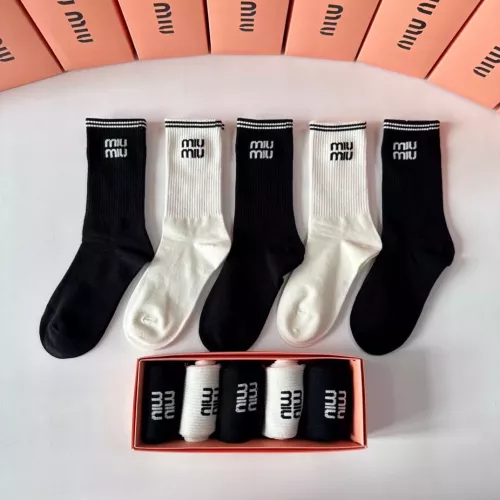 MIU MIU Socks #1272786 $29.00 USD, Wholesale Replica MIU MIU Socks