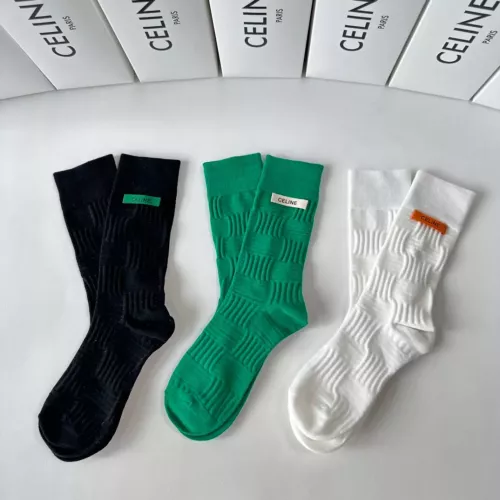 Replica Celine Socks #1272787 $32.00 USD for Wholesale