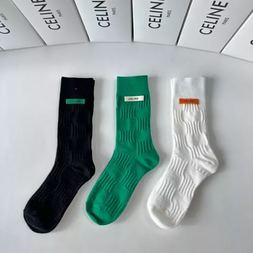 Replica Celine Socks #1272787 $32.00 USD for Wholesale