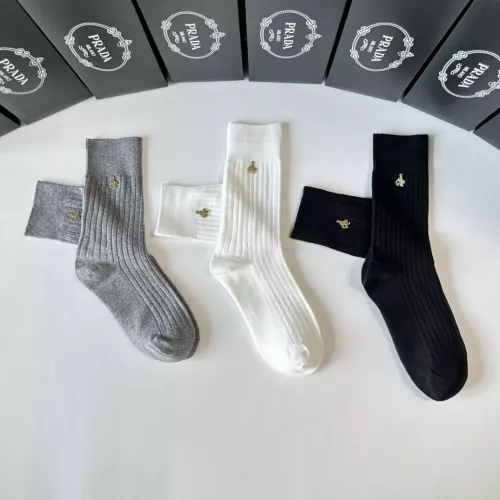 Replica Prada Socks #1272788 $32.00 USD for Wholesale