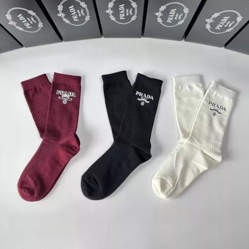 Replica Prada Socks #1272789 $32.00 USD for Wholesale