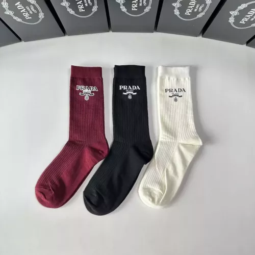 Replica Prada Socks #1272789 $32.00 USD for Wholesale