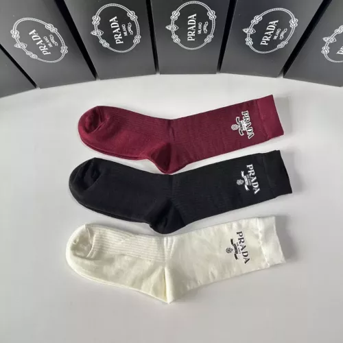 Replica Prada Socks #1272789 $32.00 USD for Wholesale