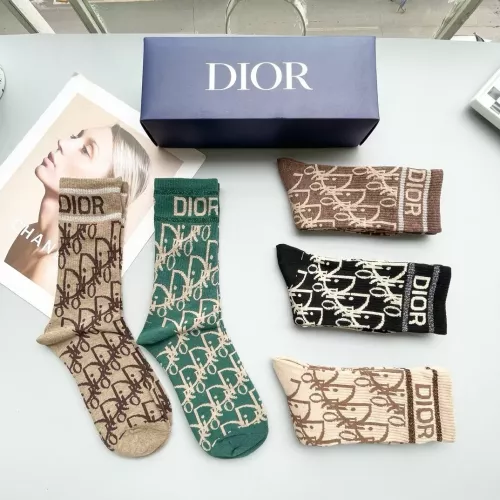 Replica Christian Dior Socks #1272799 $29.00 USD for Wholesale