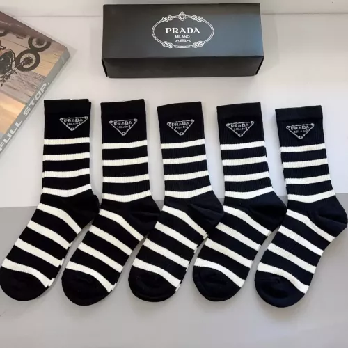 Prada Socks #1272803 $29.00 USD, Wholesale Replica Prada Socks