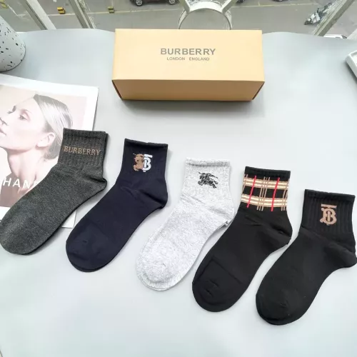 Burberry Socks #1272808 $27.00 USD, Wholesale Replica Burberry Socks