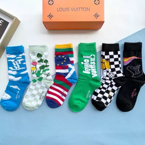 Louis Vuitton LV Socks #1272810 $34.00 USD, Wholesale Replica Louis Vuitton LV Socks