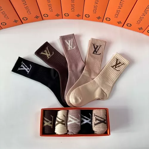 Replica Louis Vuitton LV Socks #1272820 $29.00 USD for Wholesale