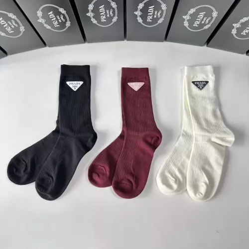 Prada Socks #1272822 $32.00 USD, Wholesale Replica Prada Socks