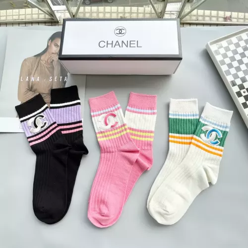 Chanel Socks For Women #1272823 $29.00 USD, Wholesale Replica Chanel Socks