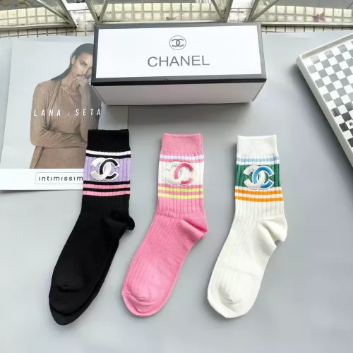 Replica Chanel Socks For Women #1272823 $29.00 USD for Wholesale