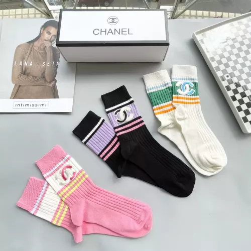 Replica Chanel Socks For Women #1272823 $29.00 USD for Wholesale