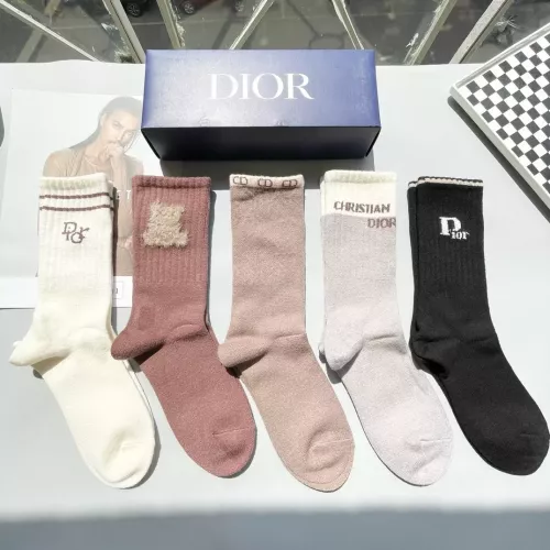 Replica Christian Dior Socks #1272838 $29.00 USD for Wholesale