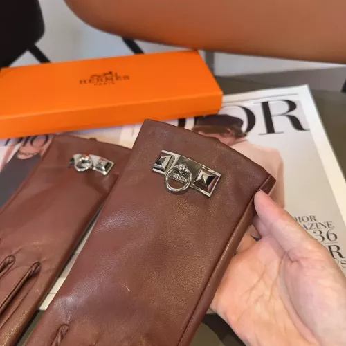 Replica Hermes Gloves #1272845 $52.00 USD for Wholesale