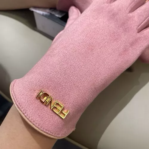 Replica Fendi Gloves For Women #1272853 $36.00 USD for Wholesale