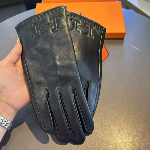 Replica Hermes Gloves For Women #1272861 $45.00 USD for Wholesale