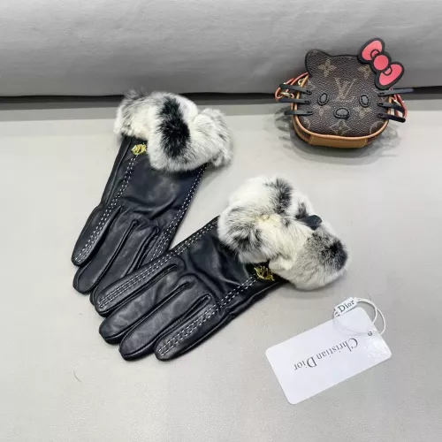 Replica Christian Dior Gloves For Women #1272876 $52.00 USD for Wholesale