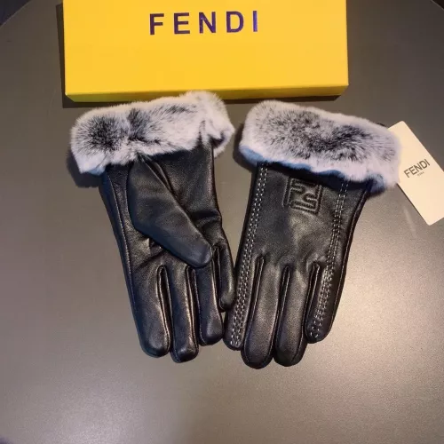 Replica Fendi Gloves For Women #1272896 $42.00 USD for Wholesale