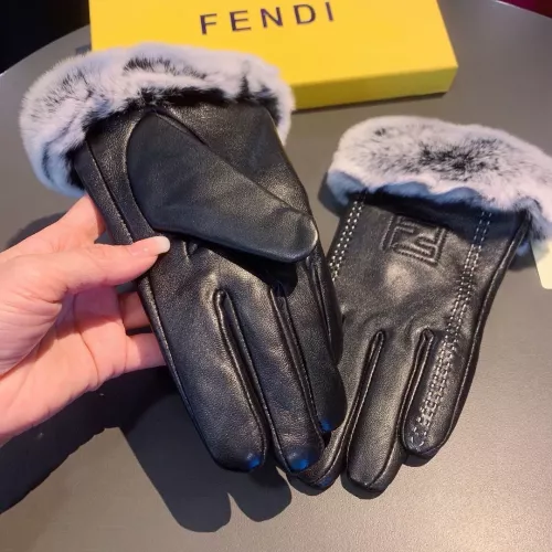 Replica Fendi Gloves For Women #1272896 $42.00 USD for Wholesale