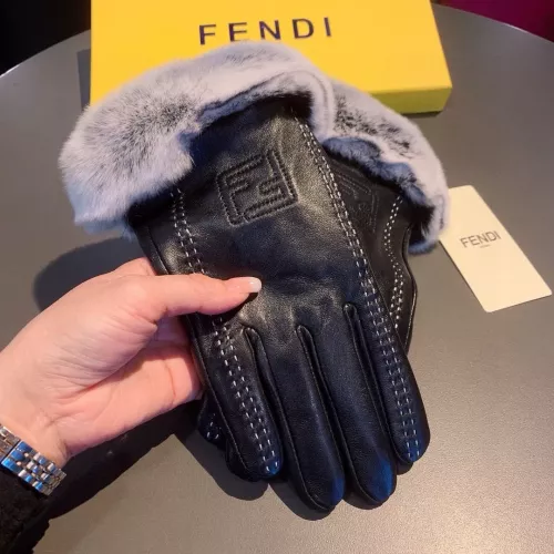 Replica Fendi Gloves For Women #1272896 $42.00 USD for Wholesale